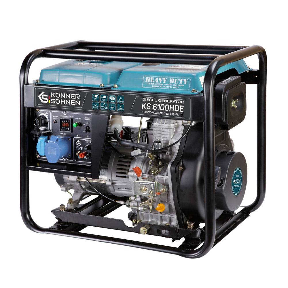 Diiselgeneraator "Könner & Söhnen" KS 6100HDE (EURO V)