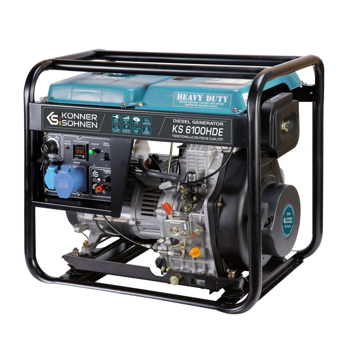 Diiselgeneraator "Könner & Söhnen" KS 6100HDE (EURO V)