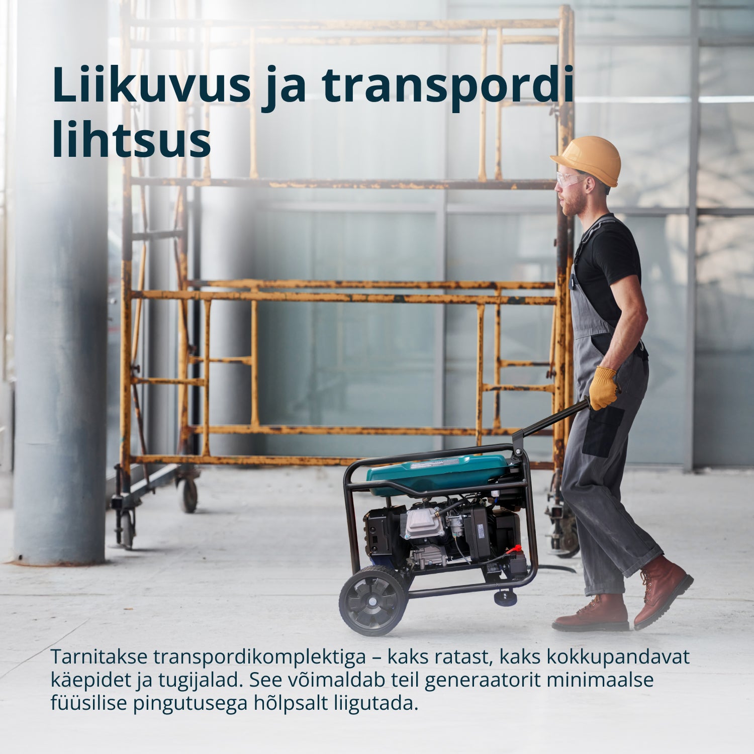 Inverter Bensiinigeneraator KS 6500iE