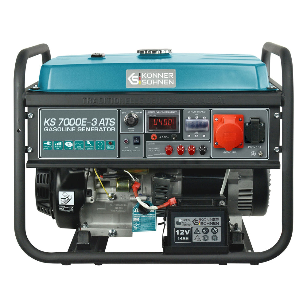 Bensiinigeneraator "Könner & Söhnen" KS 7000E-3 ATS