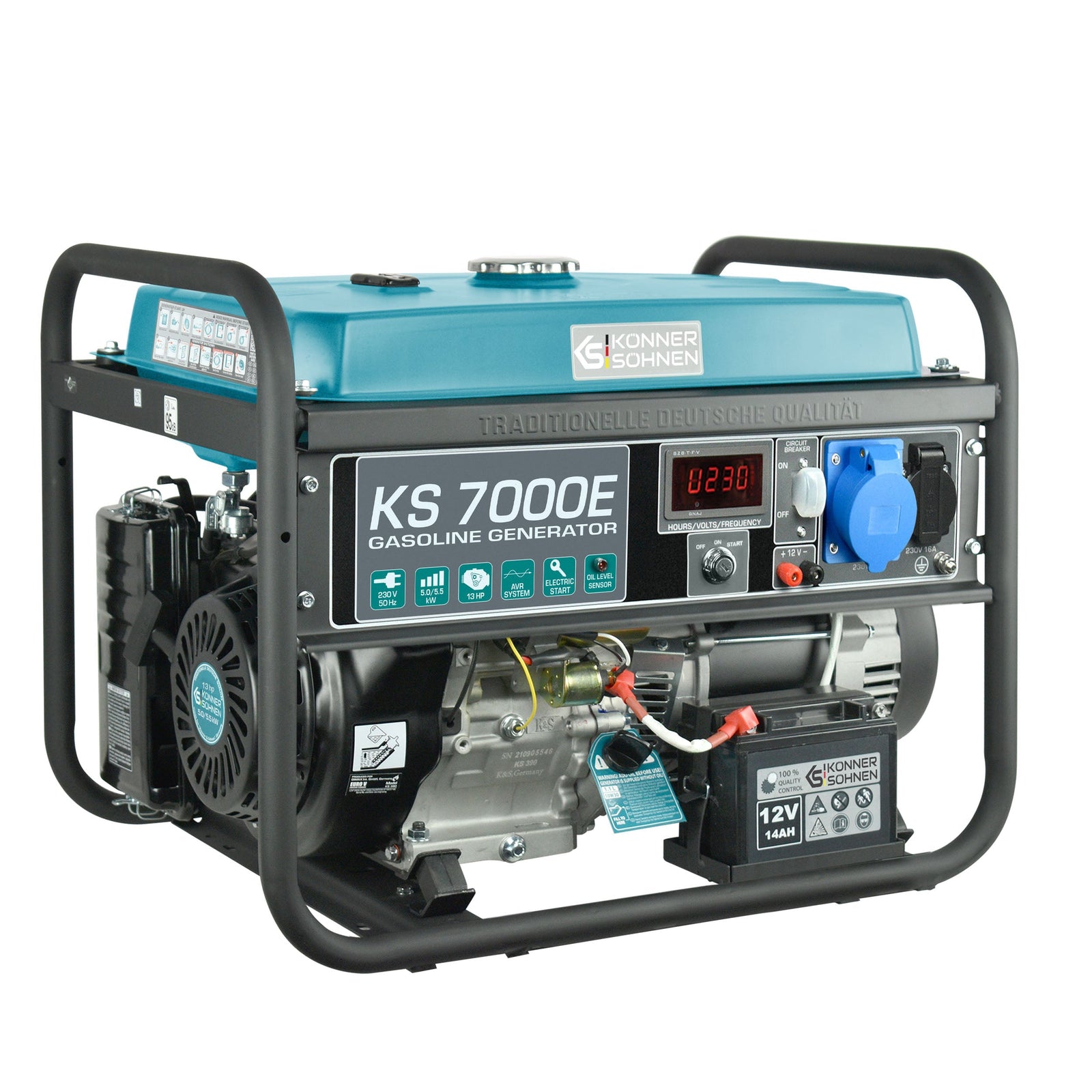 Bensiinigeneraator "Könner & Söhnen" KS 7000E