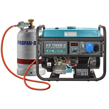 LPG/Bensiin Generaator "Könner & Söhnen" KS 7000E G