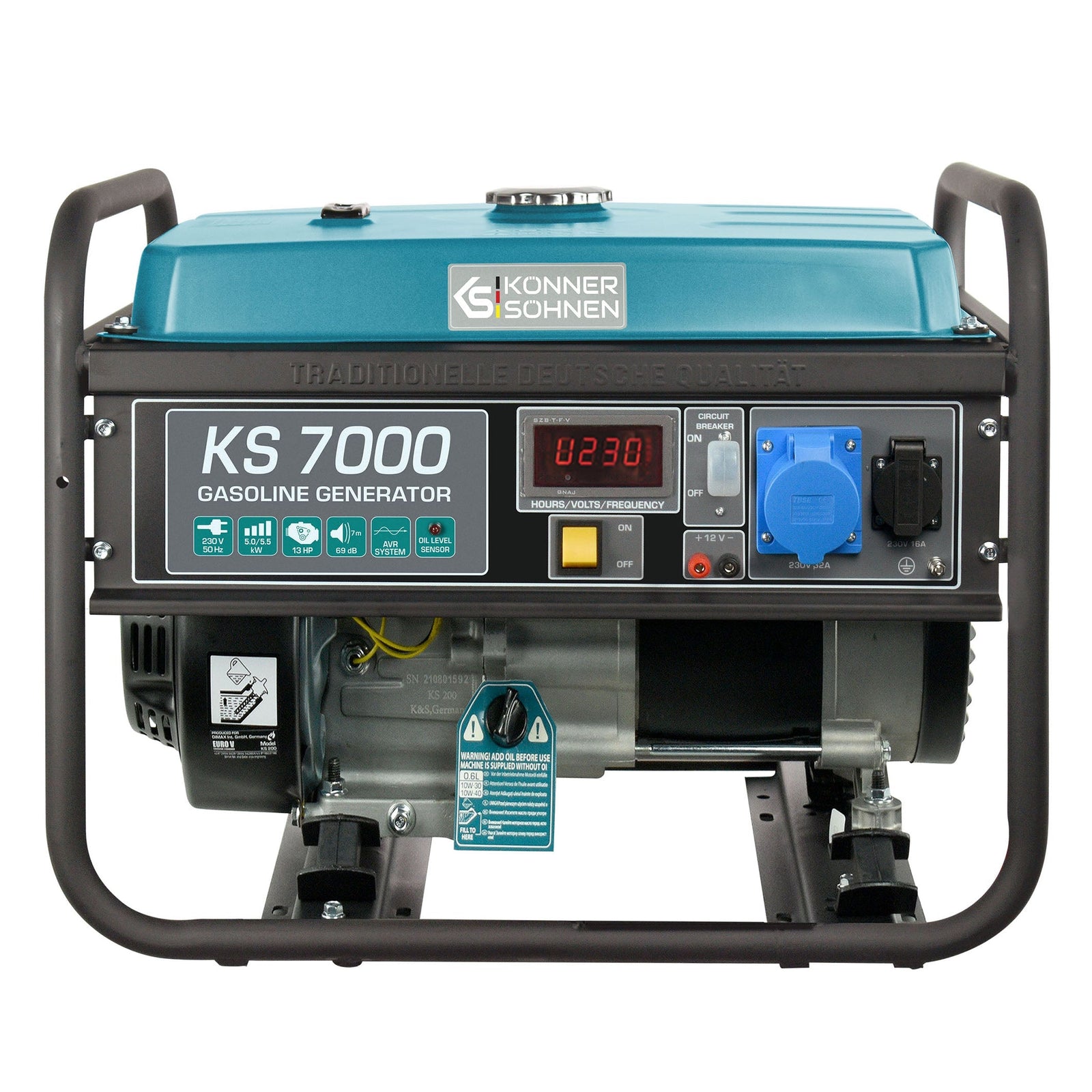 Bensiinigeneraator "Könner & Söhnen" KS 7000