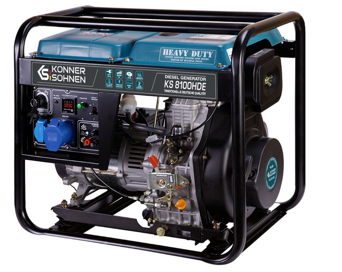 Diiselgeneraator "Könner & Söhnen" KS 8100HDE (EURO V)