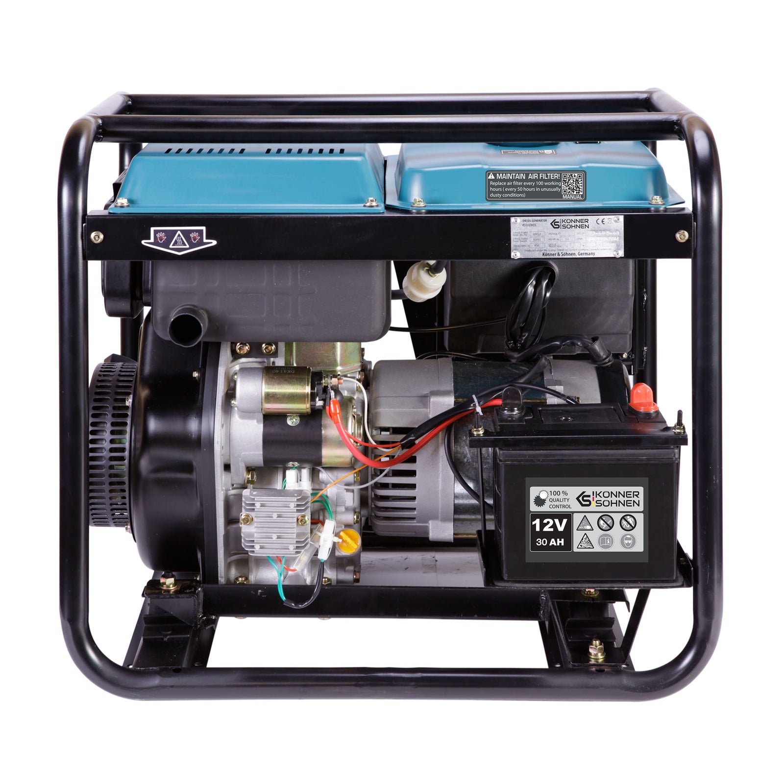 Diiselgeneraator "Könner & Söhnen" KS 8100HDE (EURO V)