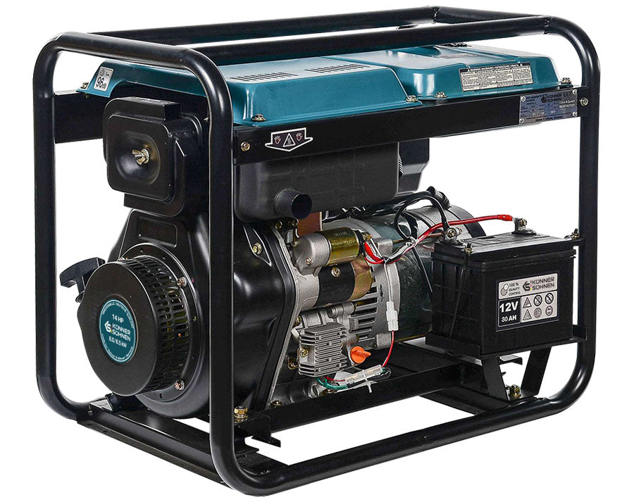 Diiselgeneraator "Könner & Söhnen" KS 8100HDE (EURO V)