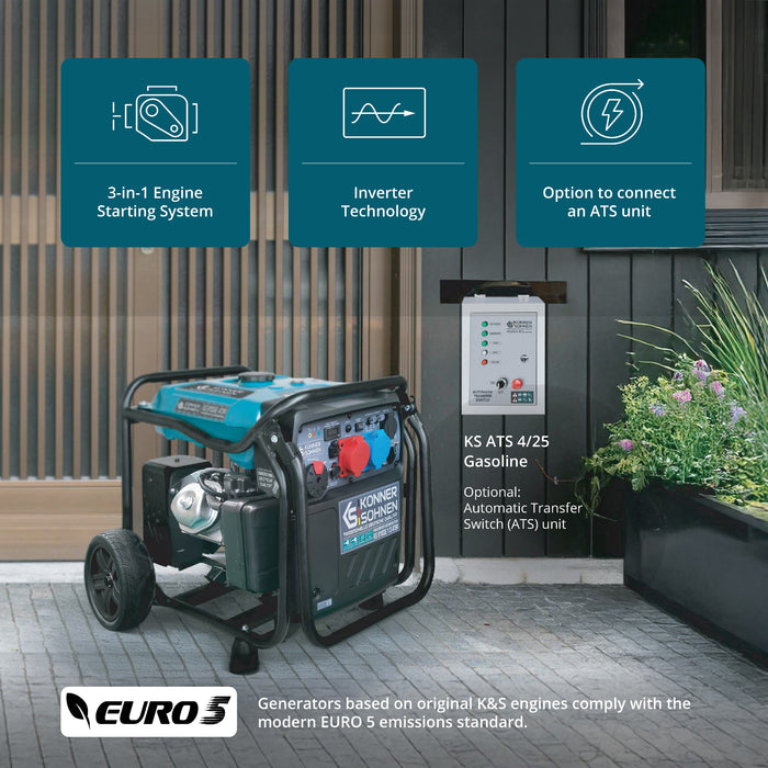 Invertergeneraator KS 8100iE 1/3 ATSR