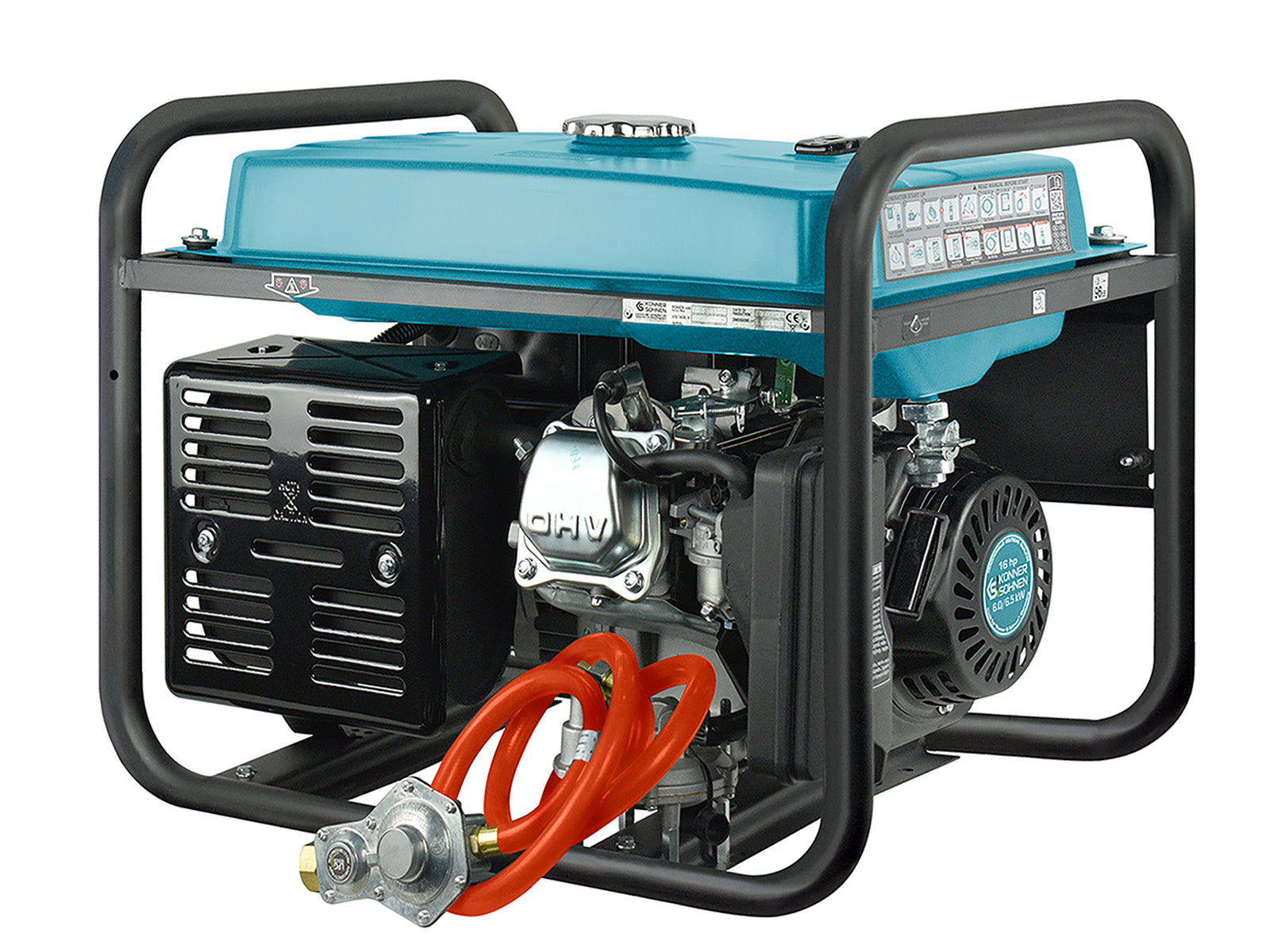 LPG/Bensiin Generaator "Könner & Söhnen" KS 9000E G