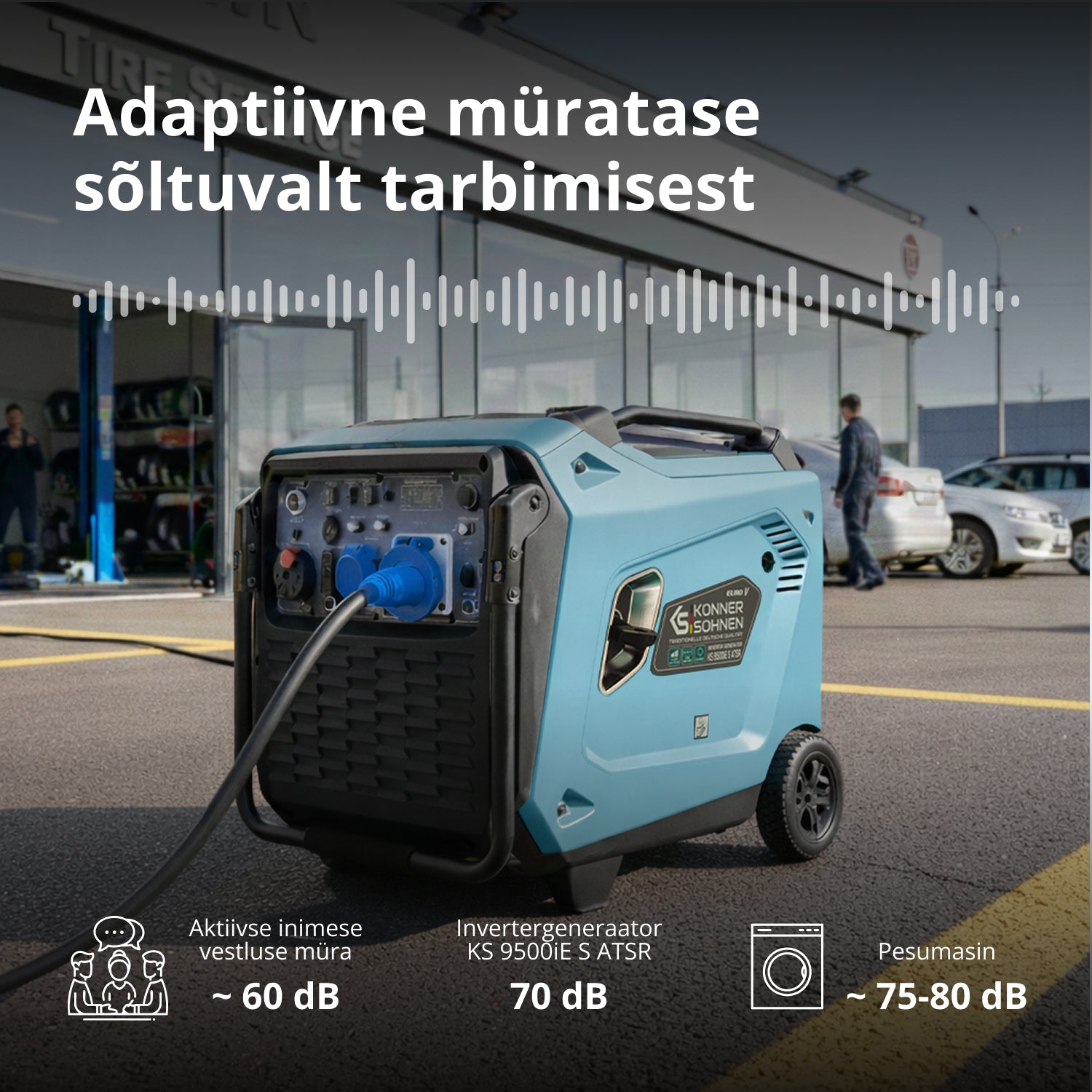 Invertergeneraator KS 9500iE S ATSR