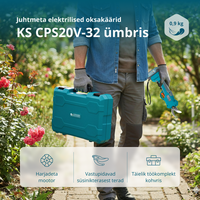 Juhtmeta Elektrilised Pügikäärid KS CPS20V-32 Korpus