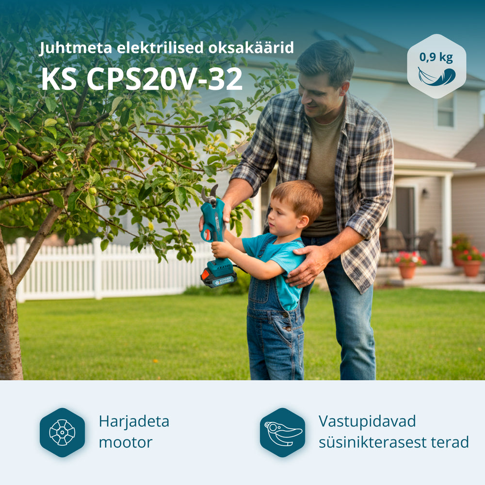 Juhtmeta Elektrilised Pügikäärid KS CPS20V-32