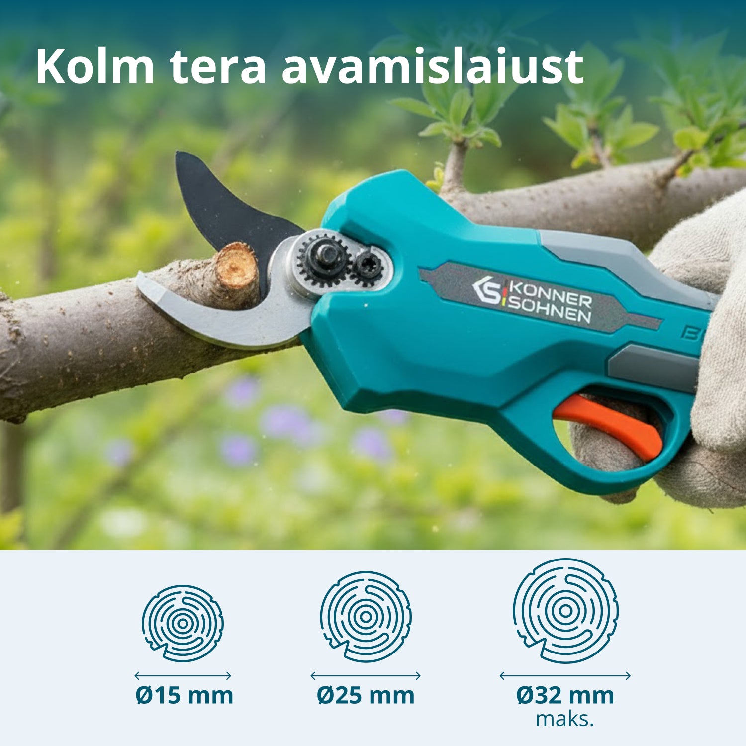 Juhtmeta Elektrilised Pügikäärid KS CPS20V-32