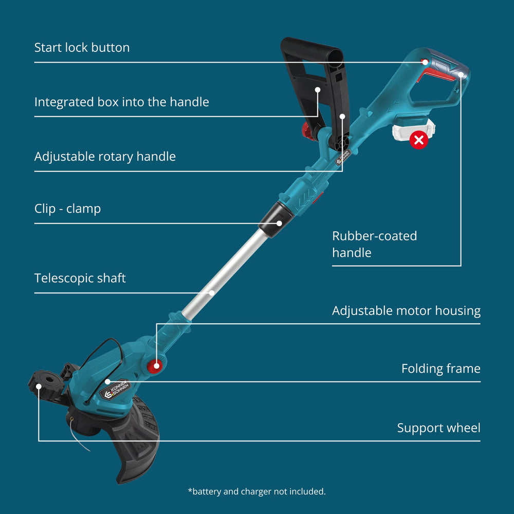 Juhtmeta trimmer KS GT-20V