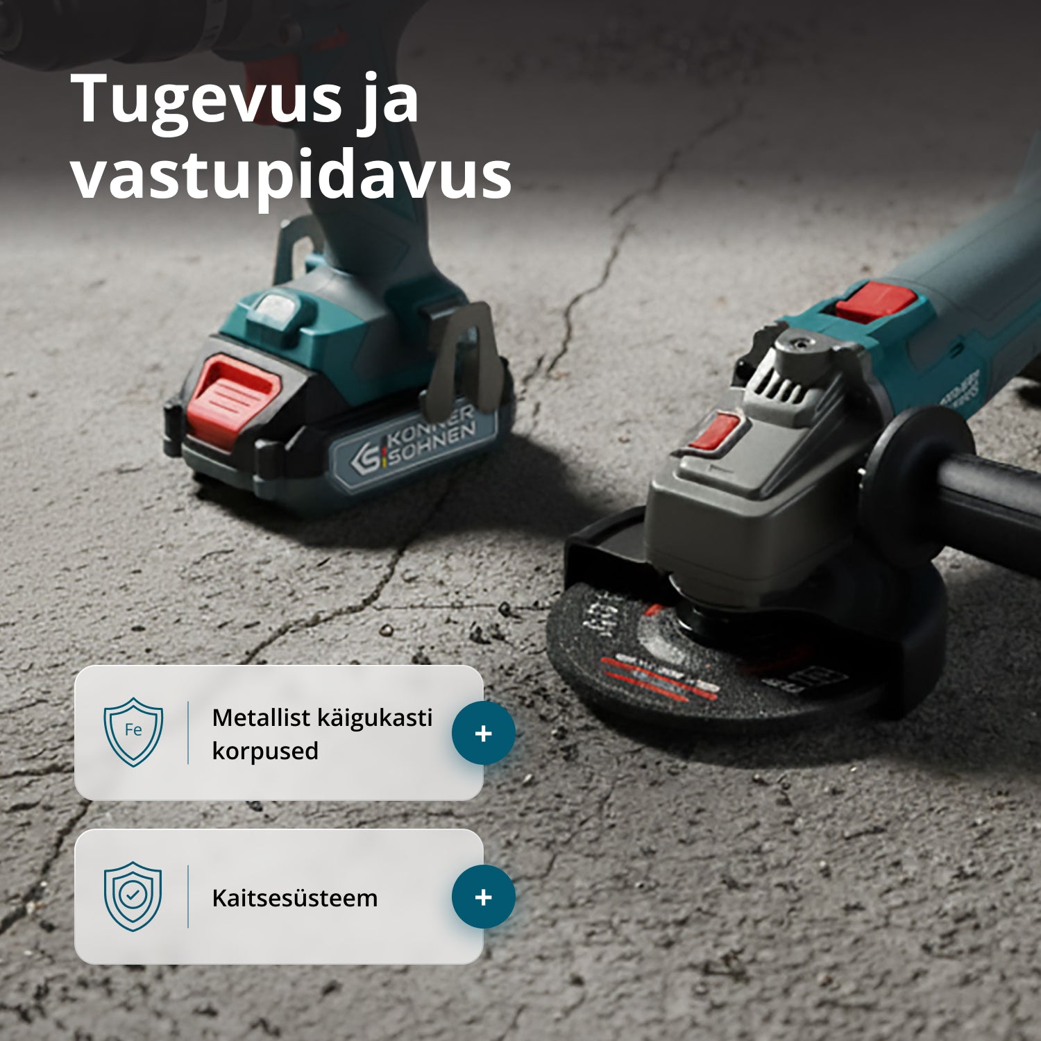 Juhtmevaba Meistrikomplekt KS IDAGB 20V KOMPLEKT 1