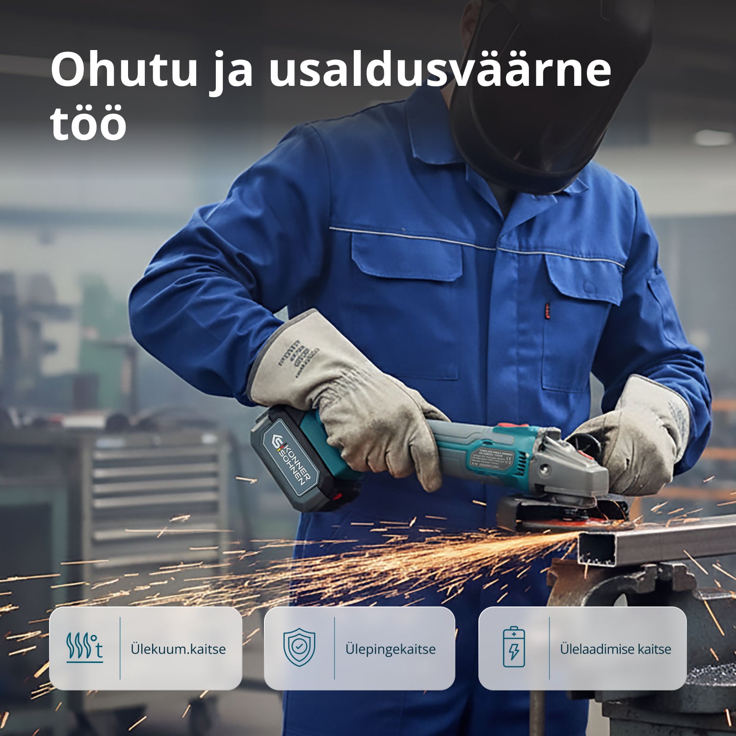 Juhtmevaba Meistrikomplekt KS IDAGB 20V KOMPLEKT 1