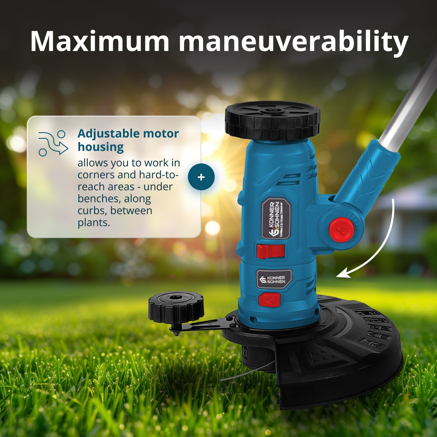 Juhtmeta multifunktsionaalne trimmer KS MFT-20V