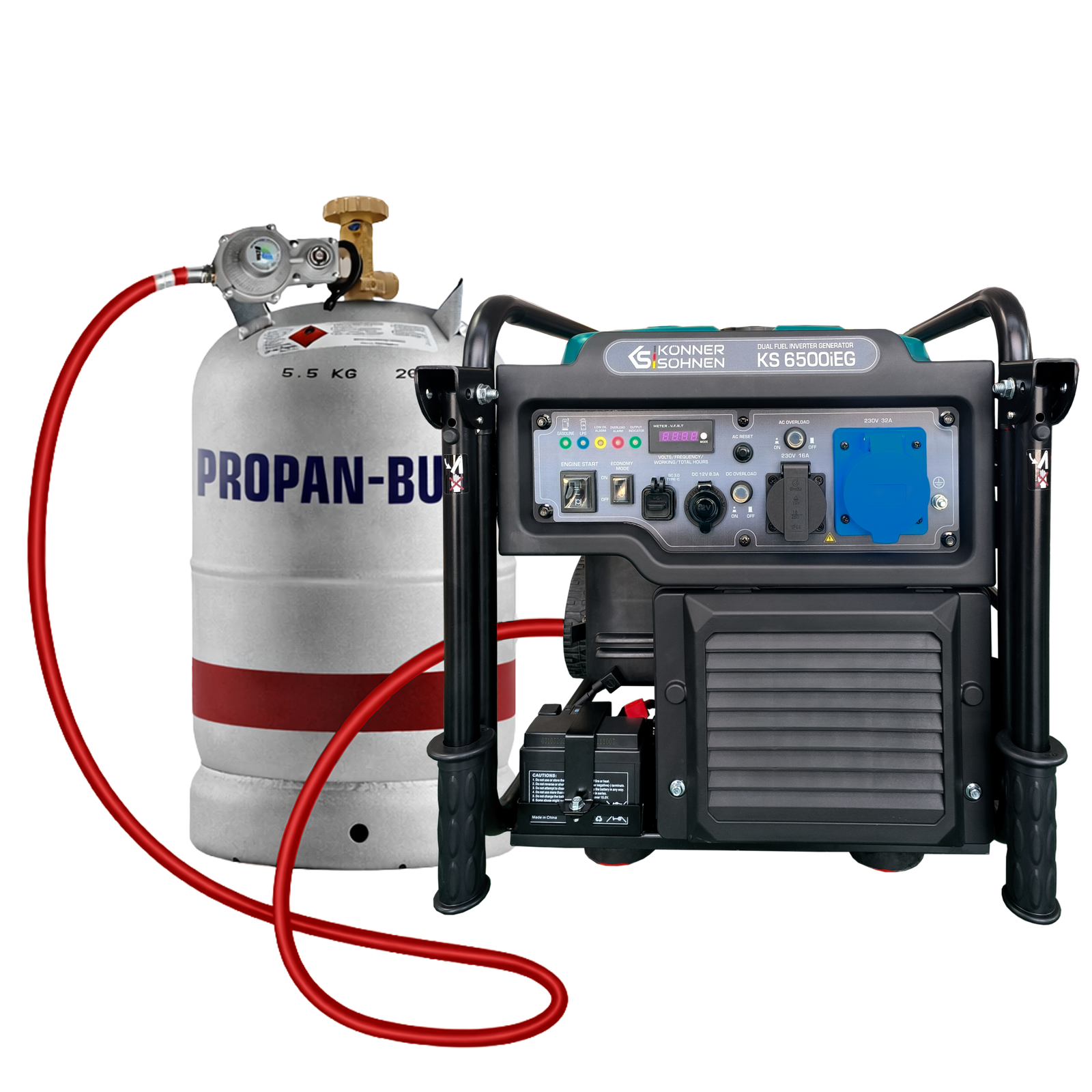 Dual Fuel Inverter Generator KS 6500iEG