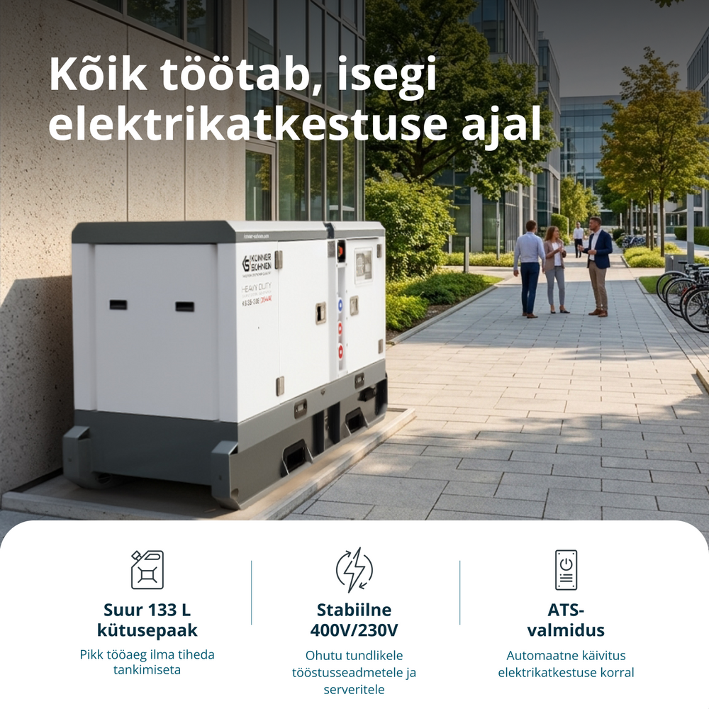 Kolmefaasiline diiselgeneraator KS 35-3BE