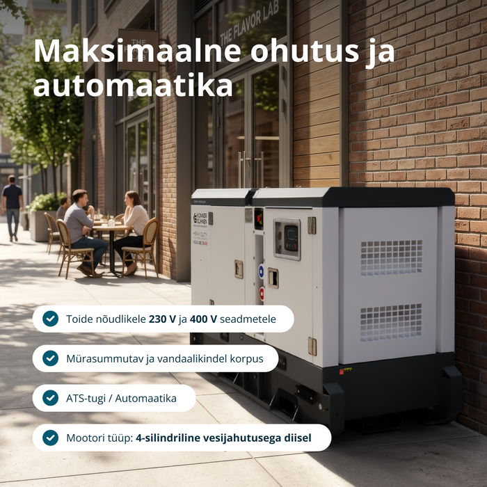 Kolmefaasiline diiselgeneraator KS 35-3BE