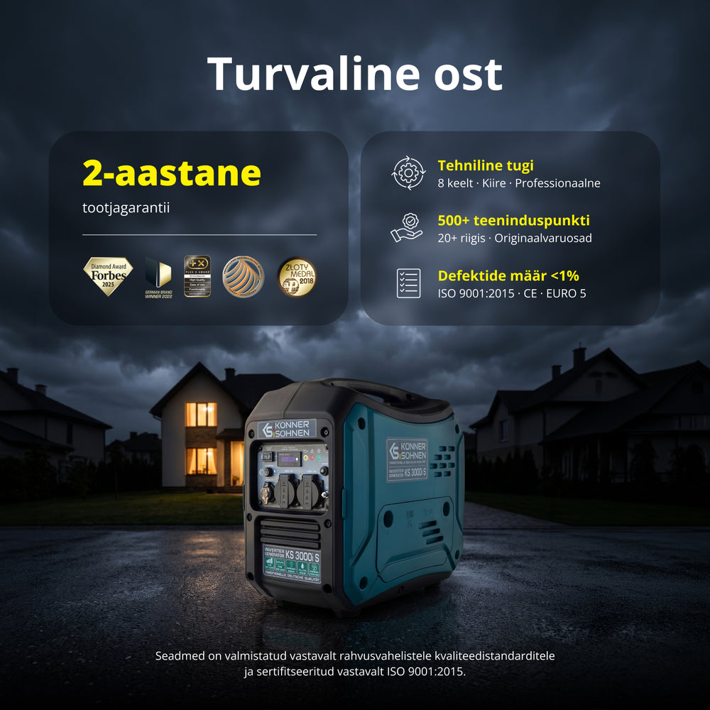 Invertergeneraator KS 3000i S
