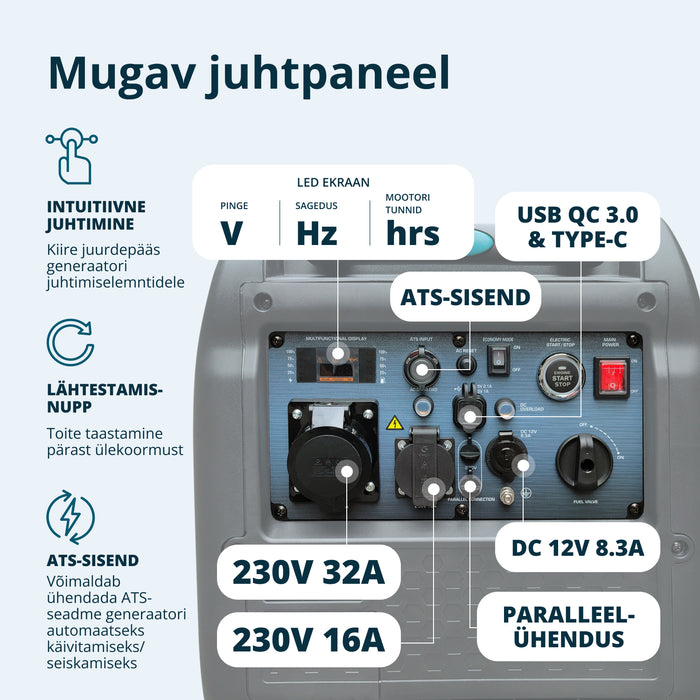 Invertergeneraator KS 5500iE S ATSR