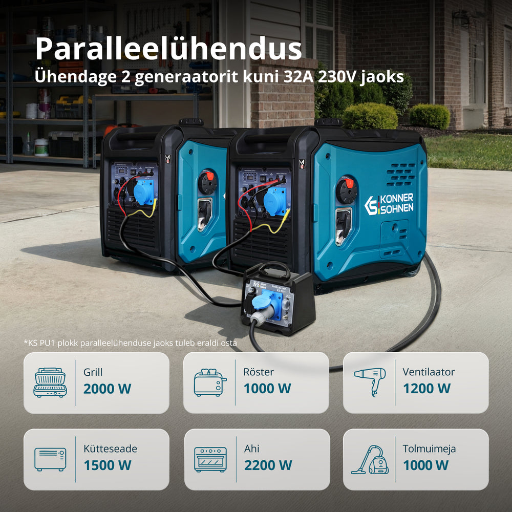 Invertergeneraator KS 6000iE S