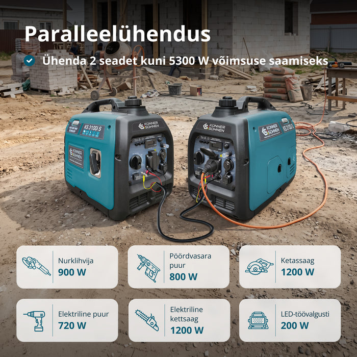 Inverter generaator KS 3100i S