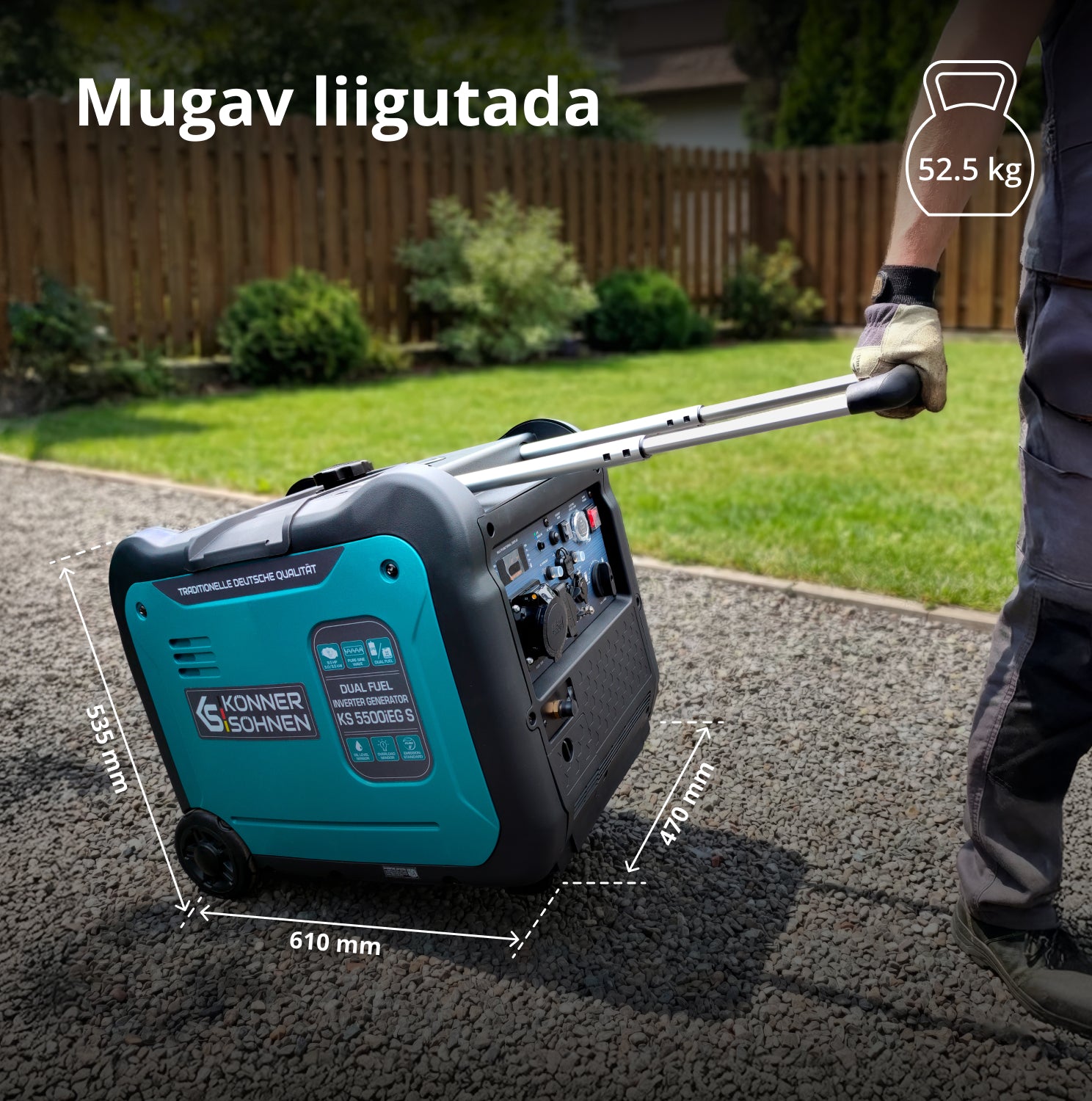 LPG/bensiin invertergeneraator KS 5500iEG S