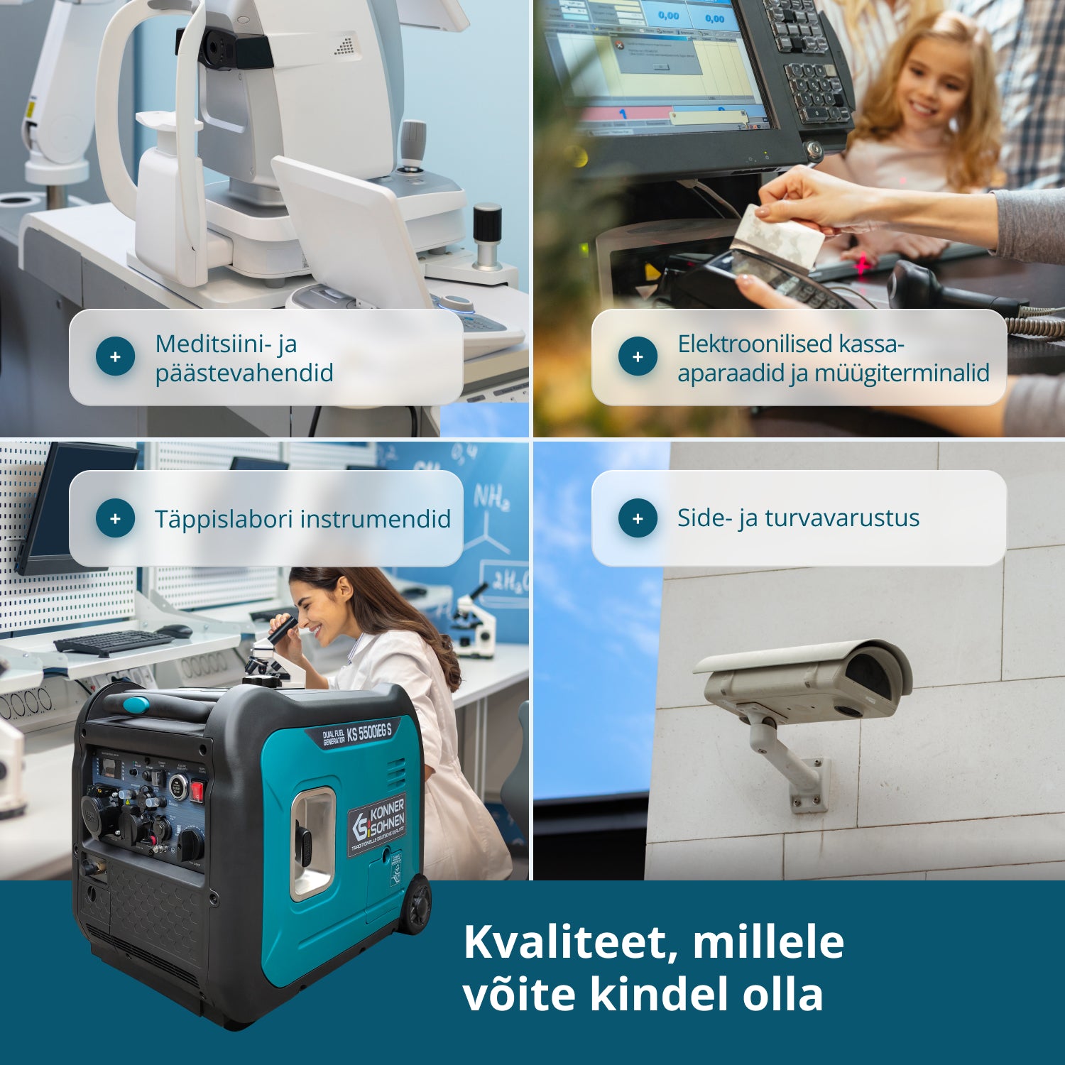 LPG/bensiin invertergeneraator KS 5500iEG S