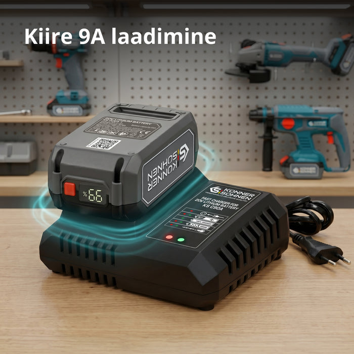 Kiirlaadija 20V liitiumakule KS C90A