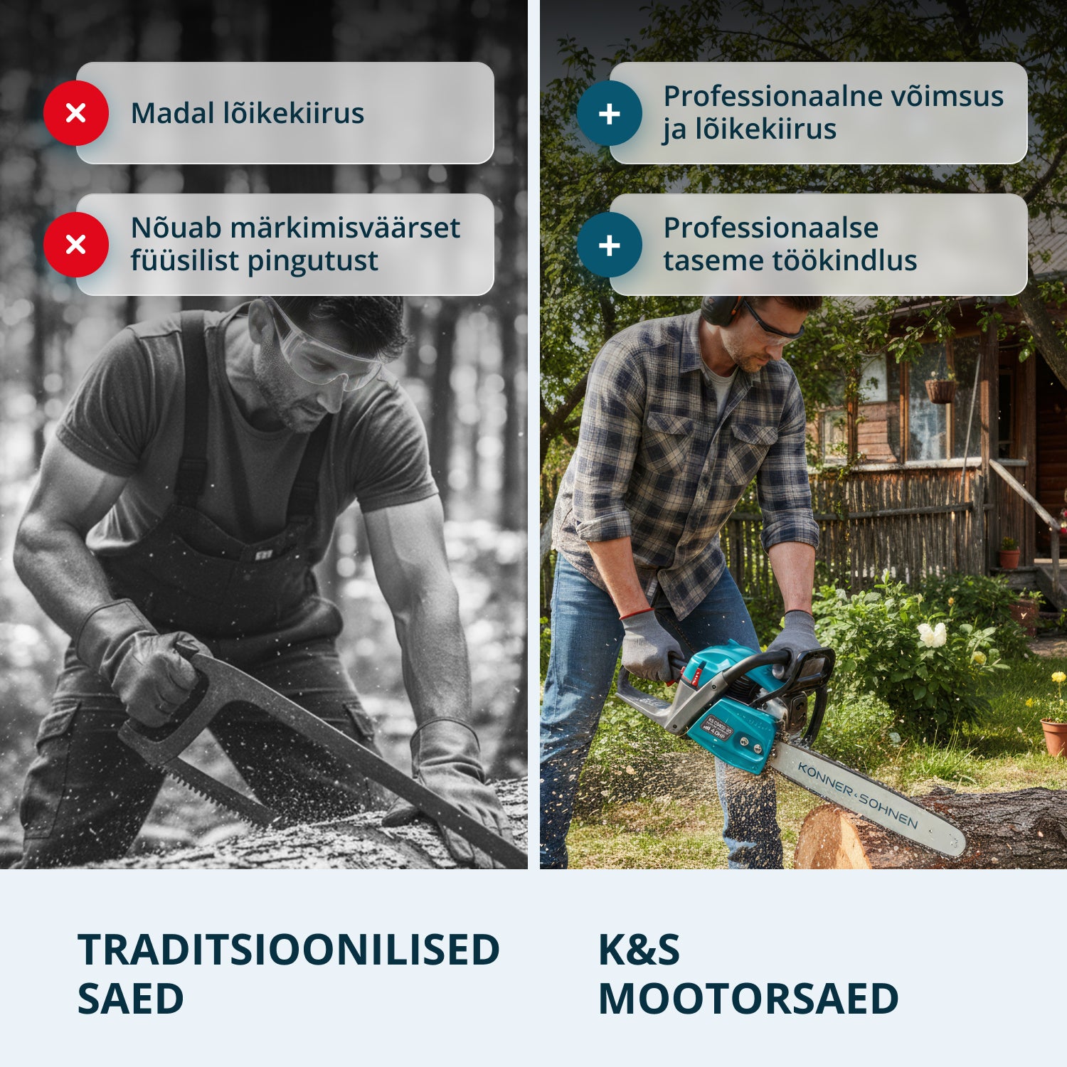 Bensiinimootorsaag KS CS40G-20