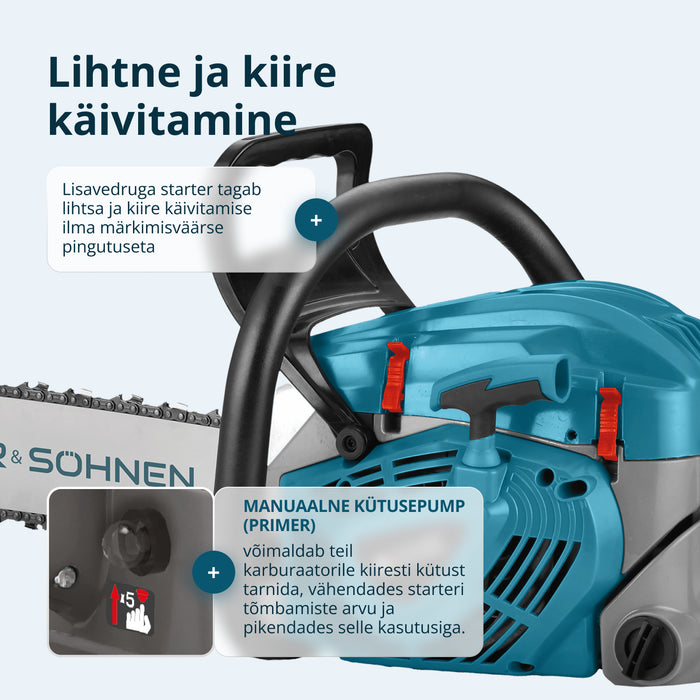 Bensiinimootorsaag KS CS40G-20