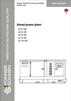 Diiselgeneraator KS 22-3BE, KS 35-3BE, KS 50-3BE, KS 72-3BE, KS 110-3BE
