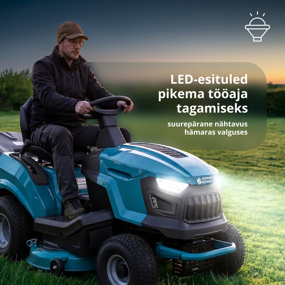 Bensiinimootoriga murutraktor KS 98TMG-H