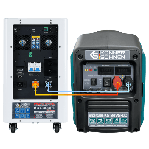 Hübriidne alalisvoolu generaatori toiteallikas