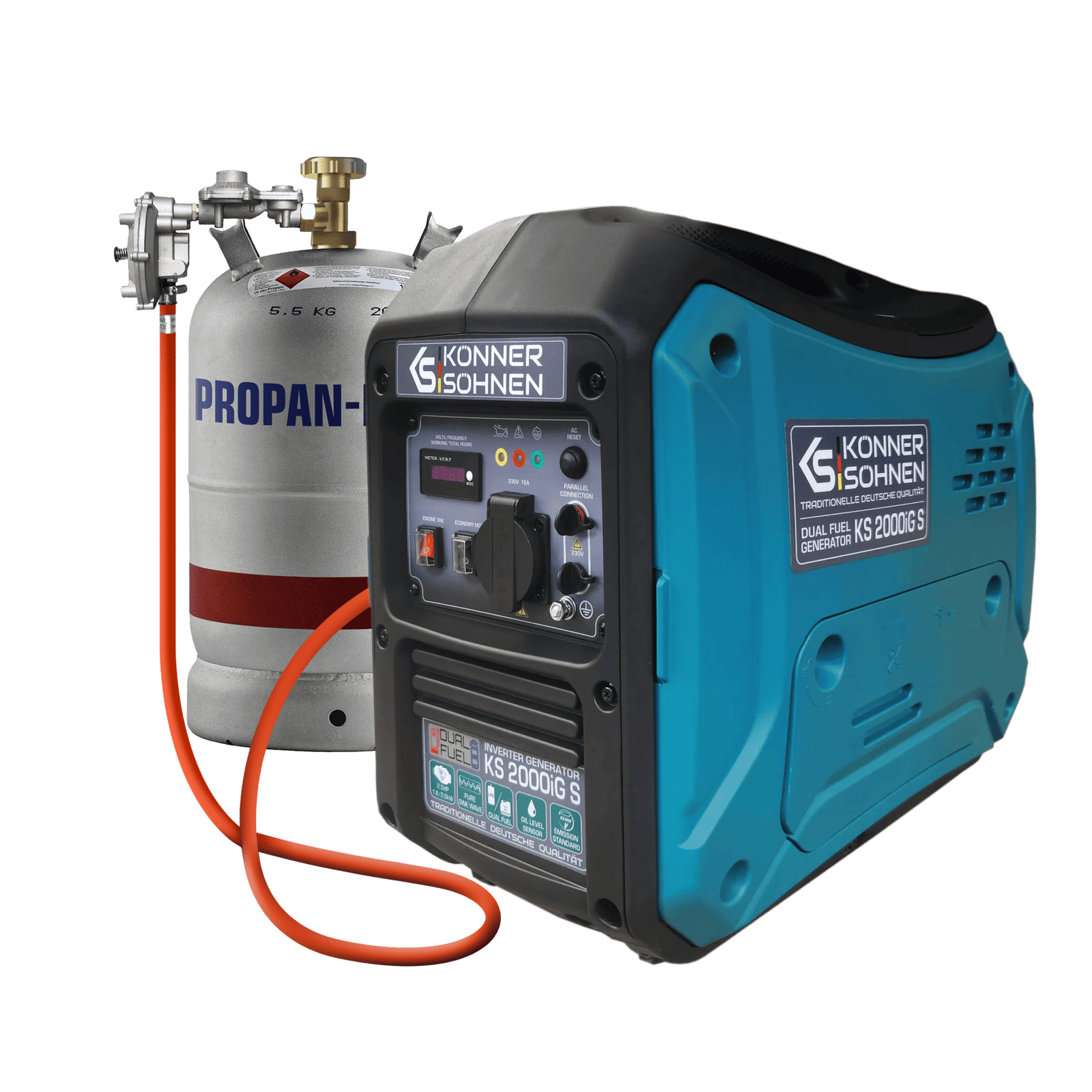 LPG/bensiin invertergeneraator KS 2000iG S