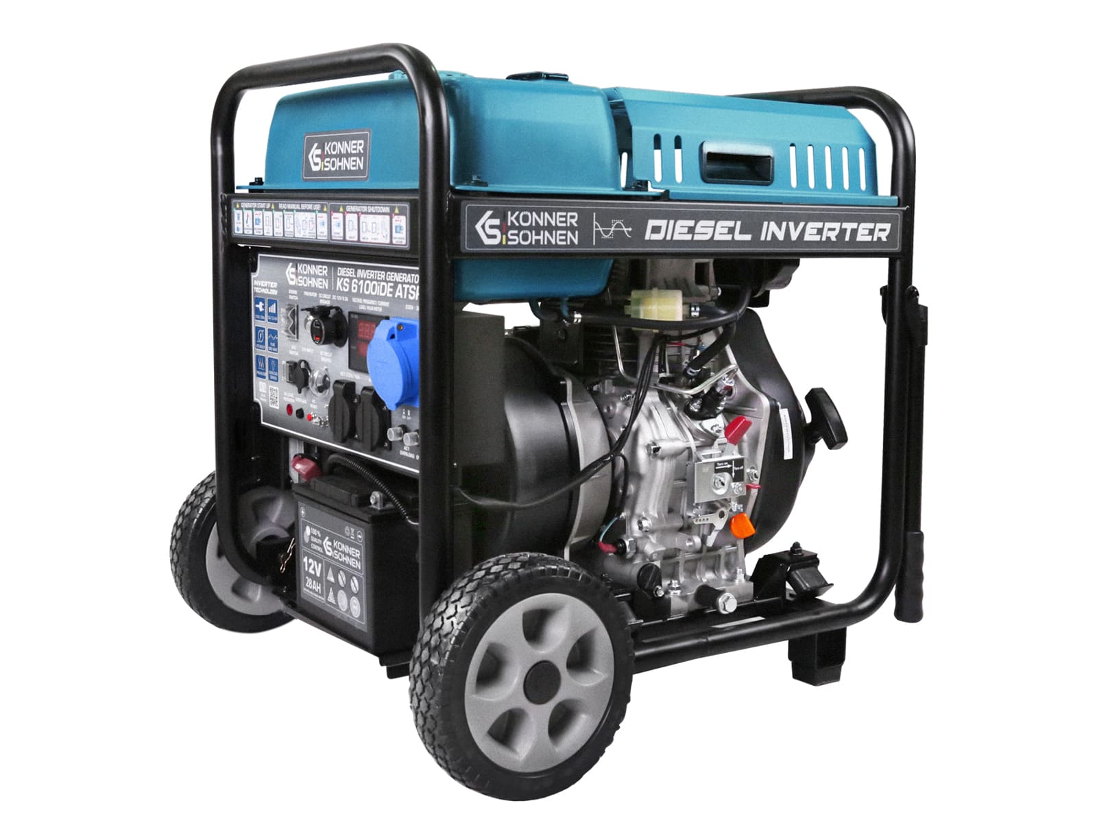 Diisel-invertergeneraator KS 6100iDЕ ATSR