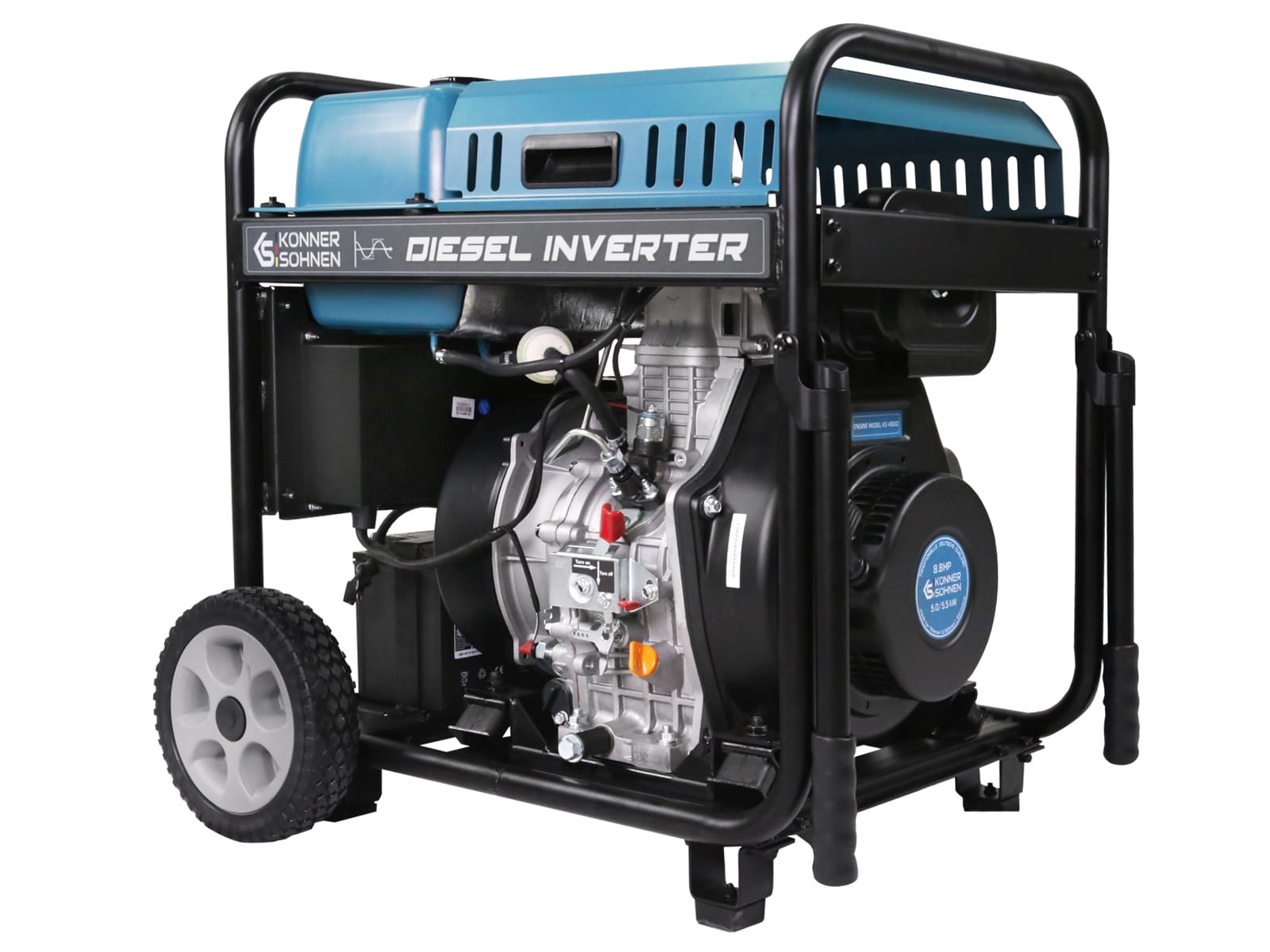 Diisel-invertergeneraator KS 6100iDЕ ATSR