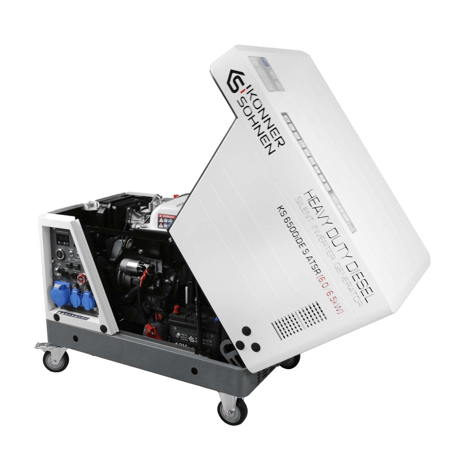 Diisel-invertergeneraator helikindlas korpuses KS 6500iDE S ATSR