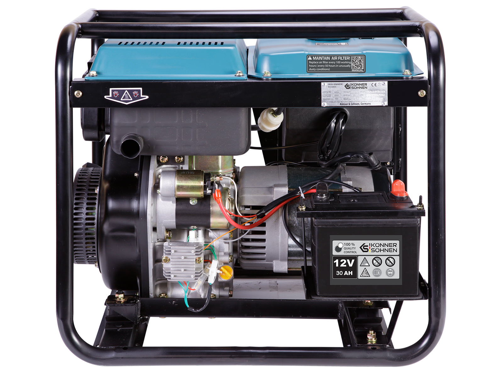 Diiselgeneraator "Könner & Söhnen" KS 8100HDE-1/3 ATSR (EURO V)