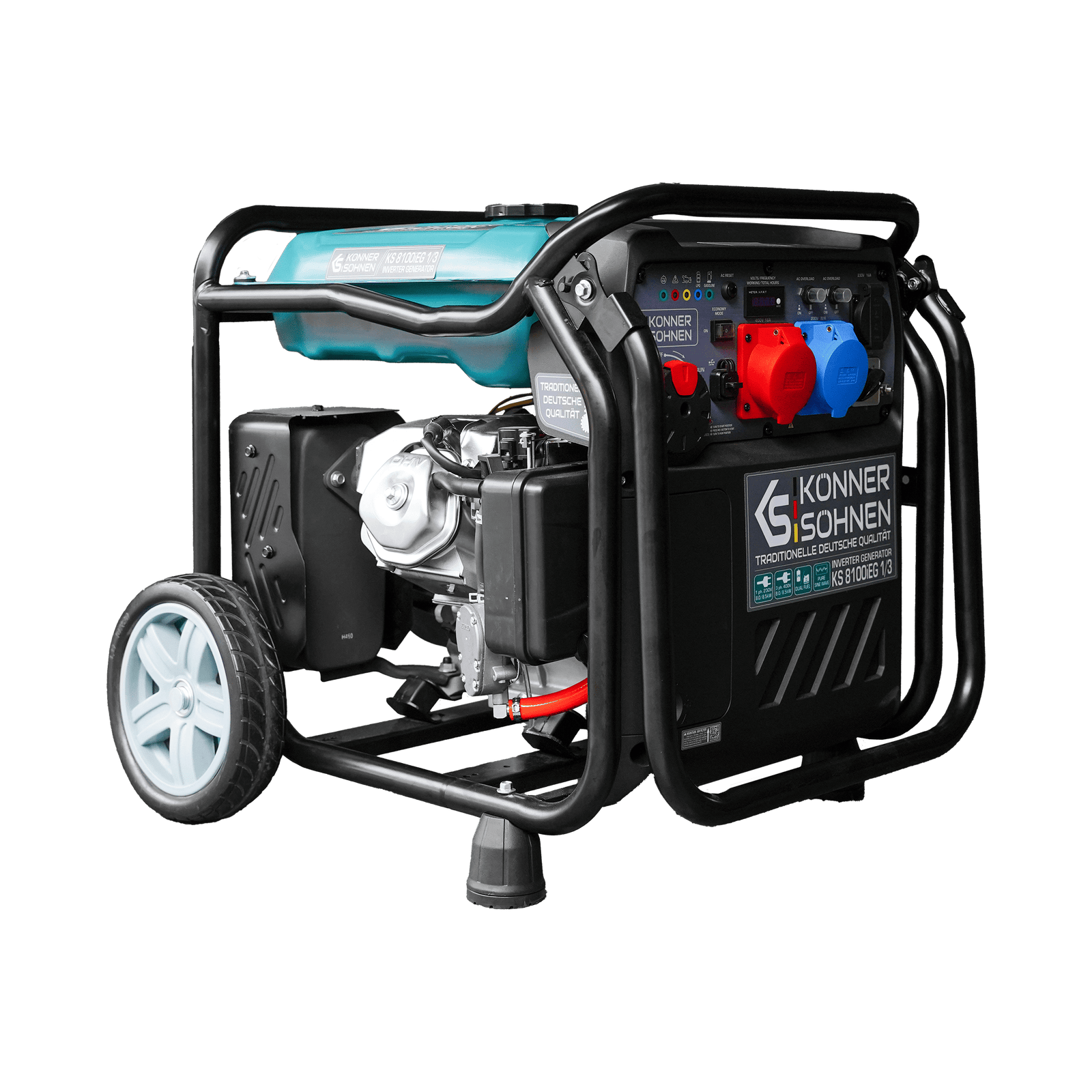 LPG/gasoline inverter generator KS 8100iEG 1/3