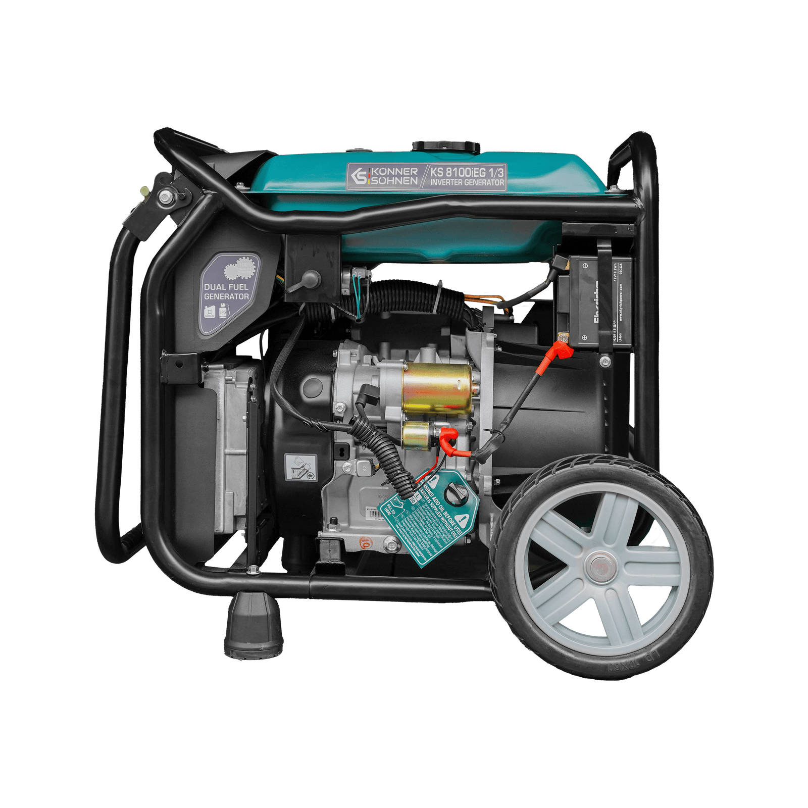 LPG/gasoline inverter generator KS 8100iEG 1/3