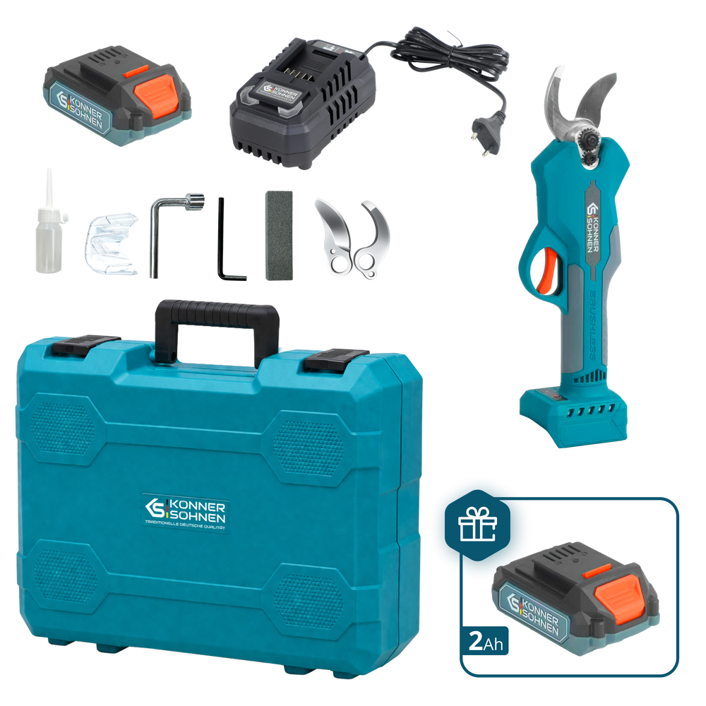 Juhtmeta Elektrilised Pügikäärid KS CPS20V-32 CASE PLUS