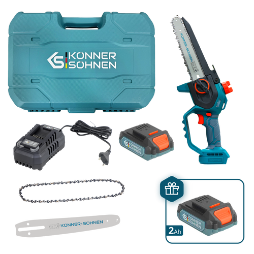 Cordless Mini Chainsaw KS MCS20V-8 CASE PLUS