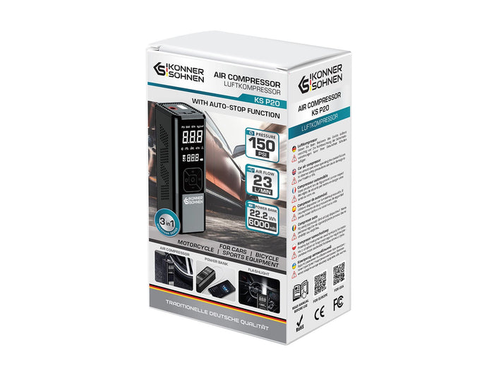 Akutoitega kompressor KS P20