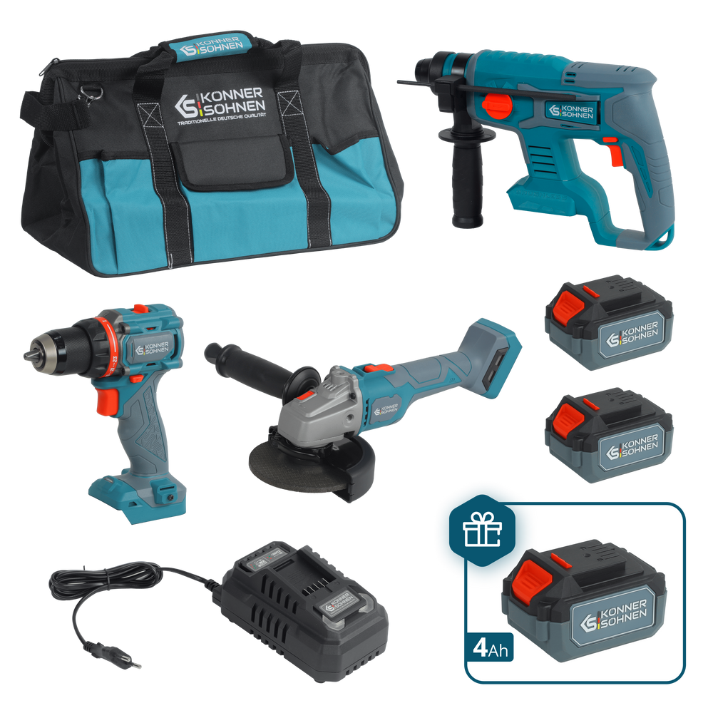 Juhtmevaba Master Komplekt 3-ühes Komplekt KS RHAGD 20V SET 3