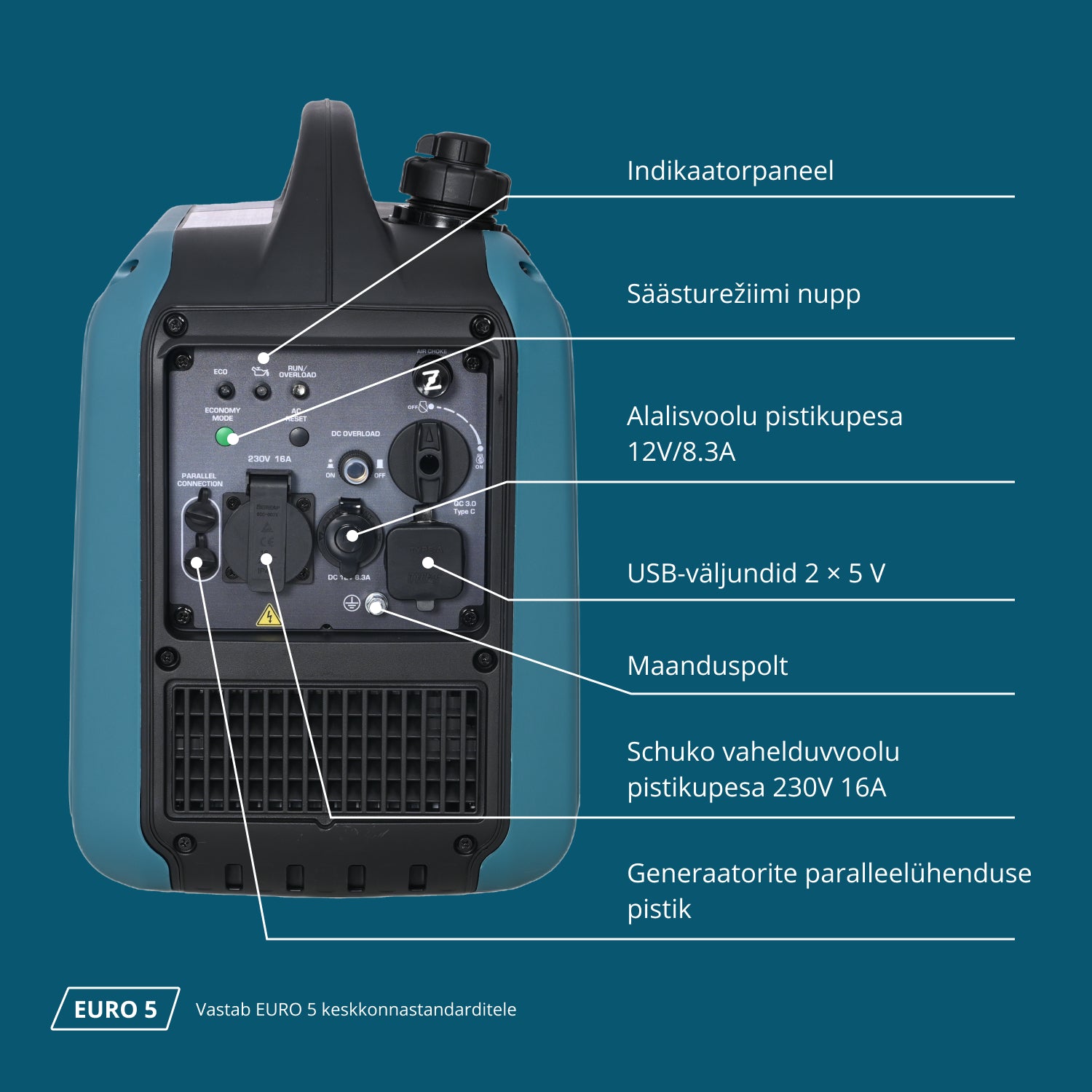Invertergeneraator KS 1900i S