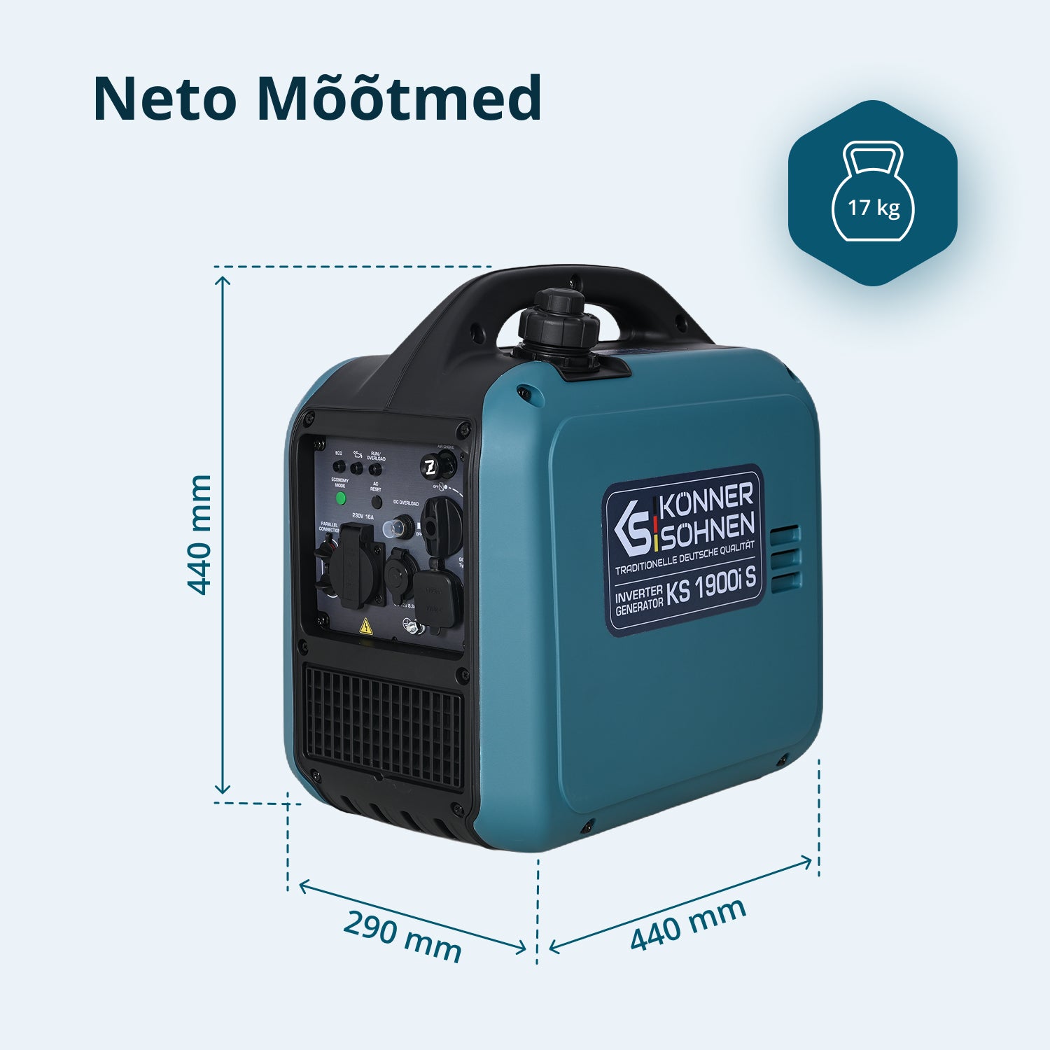 Invertergeneraator KS 1900i S