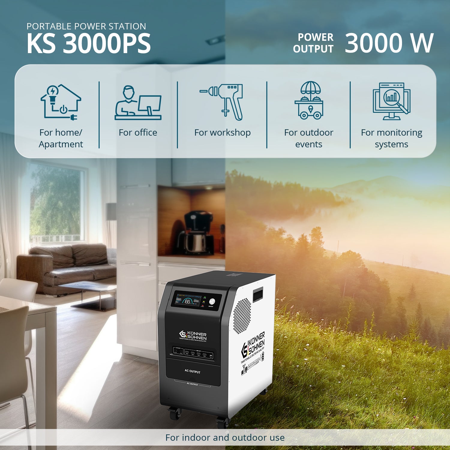 Kaasaskantav elektrijaam KS 3000PS
