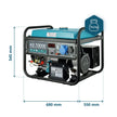 Bensiinigeneraator "Könner & Söhnen" KS 7000E thumbnail